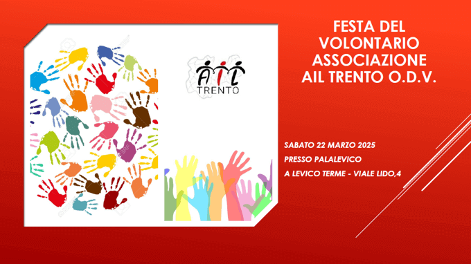 Festa del Volontario AIL Trento - 22 marzo 2025