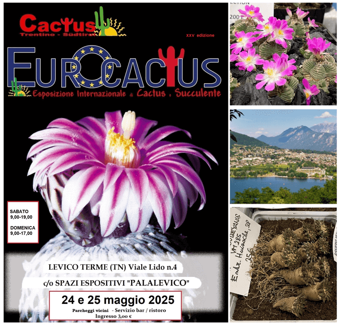 EUROCACTUS - XXV edizione - 24 e 25 maggio 2025