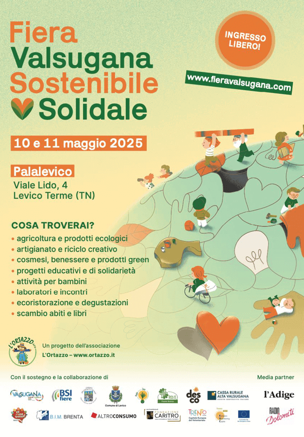 Fiera Valsugana Sostenibile & Solidale - 10 e 11 maggio 2025