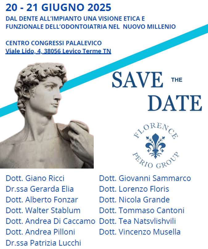 Dal dente all'impianto una visione etica e funzionale dell'odontoiatria nel nuovo millenio - 20-21 giugno 2025